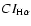 $CI_{\rm H\alpha}$