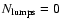 $N_{\rm lumps}=0$