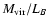$ M_{\rm vir}/L_B$