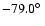 $-79.0\hbox{$^\circ$ }$