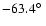 $-63.4\hbox{$^\circ$ }$