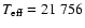 $T_{\rm eff} = 21~756 $