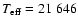 $T_{\rm eff} = 21~646 $
