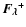 $\vec{F_{\lambda}}^+$