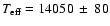 $T_{\rm eff} = 14050\:\pm\:80$