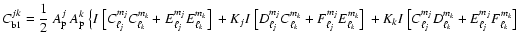 $\displaystyle C_{\rm b1}^{jk}=\frac{1}{2} \ A_{\rm p}^j \ A_{\rm p}^k ~\big\{
...
...big[C_{\ell_j}^{m_j} D_{\ell_k}^{m_k}+ E_{\ell_j}^{m_j} F_{\ell_k}^{m_k}\big]~ $