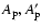 $A_{\rm p}, A'_{\rm p}$