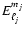 $E_{\ell_j}^{m_j}$