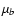 $\mu _{b}$