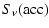 $\displaystyle S_{\nu}\mbox{(acc)}$