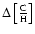 $\rm\Delta\left[\frac{C}{H}\right]$
