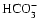 $\rm HCO_3^-$
