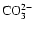 $\rm
CO_3^{2-}$