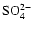 $\rm SO_4^{2-}$