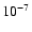 $\rm
10^{-7}$