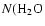 $N(\rm H_2O$