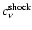 $c_\nu^{\rm shock}$