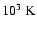 $10^3~{\rm K}$