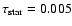 $\tau _{\rm star}=0.005$
