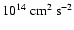 $10^{14}~{\rm cm}^2~{\rm s}^{-2}$