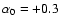 $\alpha _0=+0.3$