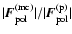 $\vert\FF_{\rm pol}^{\rm(mc)}\vert/\vert\FF_{\rm pol}^{\rm(p)}\vert$