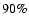 $90\%$
