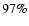 $97\%$