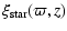 $\displaystyle \xi_{\rm star}(\varpi,z)$