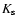 $K_{\rm s}$
