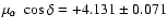 $\mu_\alpha~\cos\delta = +4.131\pm 0.071$