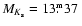 $M_{K_{\rm s}}=\mbox{$\mbox{\rm 13}^{\mbox{\rm\tiny m}}\!\!\!.\!~~ \mbox{\rm 37}$ }$