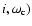 $i,\omega_{{\mbox{\scriptsize c}}})$
