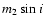 ${m}_2 \sin i$