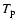 $T_{{\mbox{\scriptsize p}}}$