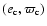 $(e_{{\mbox{\scriptsize c}}},\varpi_{{\mbox{\scriptsize c}}})$