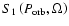 $S_1 \left ( P_{\rm orb}, \Omega \right )$