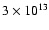 $3\times 10^{13}$
