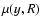 $\mu(y,R)$