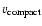 $v_{\rm compact}$
