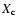 $X_{\rm c}$