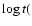 $\log t ($