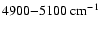 $\rm 4900{-}5100~cm^{-1}$