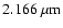 $\rm 2.166~\mu m$
