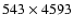 $543\times4593$