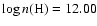 $\log n({\rm H})=12.00$