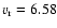 $v_{\rm r} = 6.58$