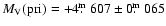 $M_{\rm V}({\rm pri})=+4\hbox{$.\!\!^{\rm m}$ }607\pm 0\hbox{$.\!\!^{\rm m}$ }065$