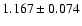 $1.167\pm 0.074$