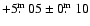 $+5\hbox{$.\!\!^{\rm m}$ }05\pm 0\hbox{$.\!\!^{\rm m}$ }10$